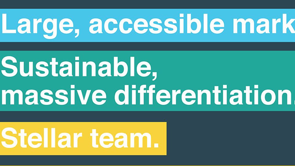 Eight words to startup success