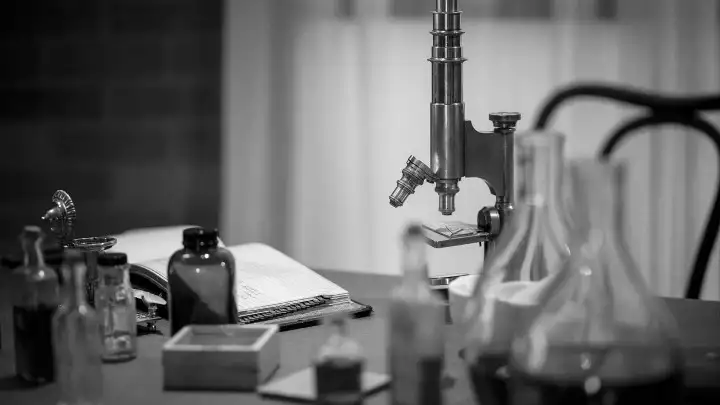 microscope-bw