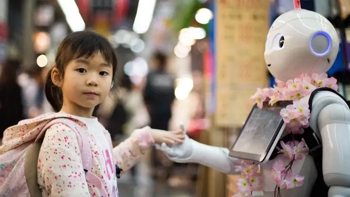 emotional-AI-girl-holding-hands-with-robot