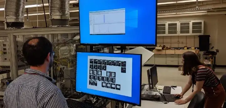 healthcare-and-automation-photo-with-two-monitors-in-production-environment
