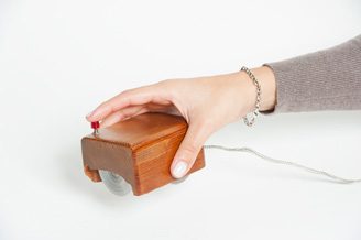first wooden computer mouse
